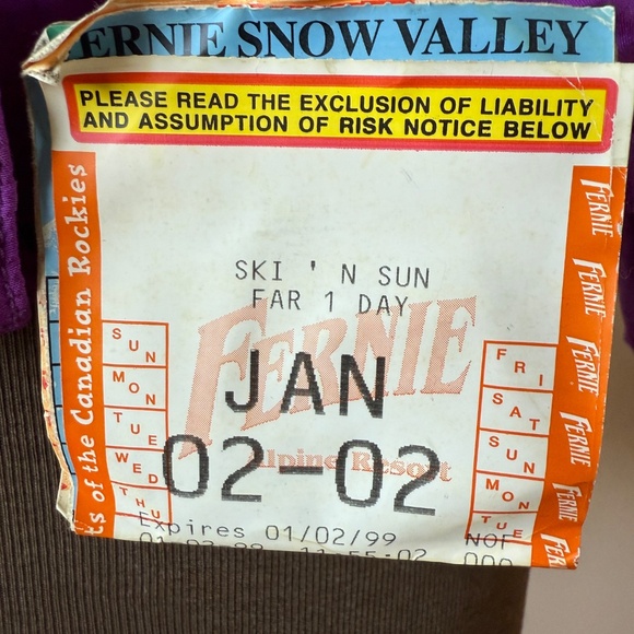 Must Have Vintage 80s/90s Obermeyer Retro ski jacket in bold purple 💜 - Picture 8 of 15